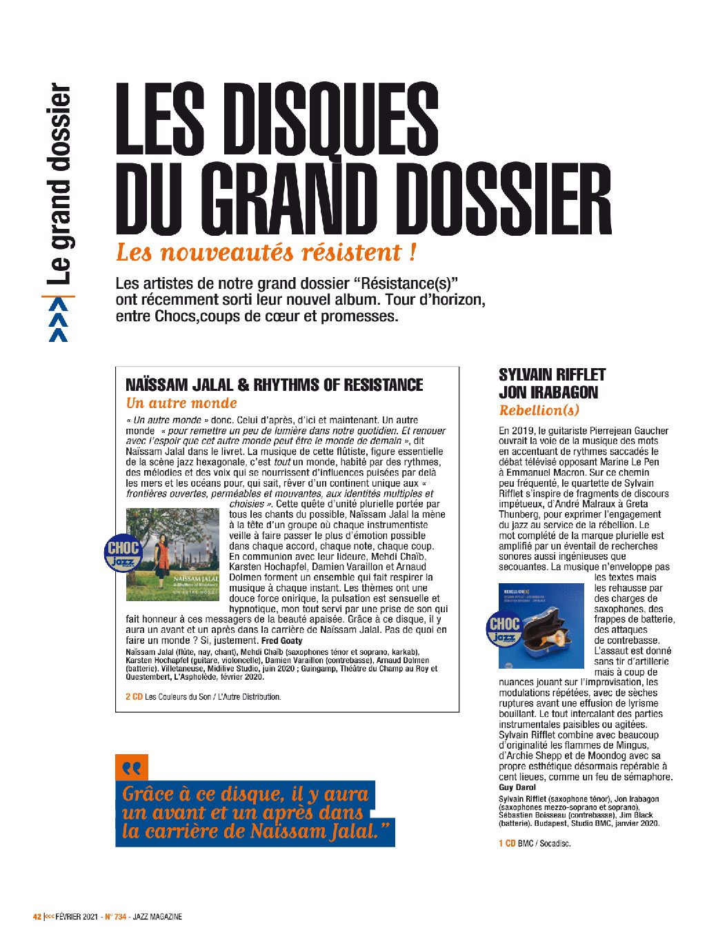 Jazz Mag (choc jazz!)